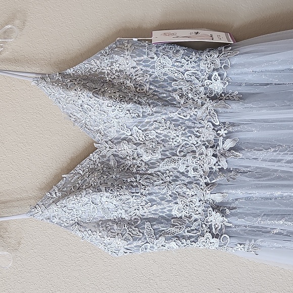 Alyce Paris Silver Formal Dress - Picture 7 of 14